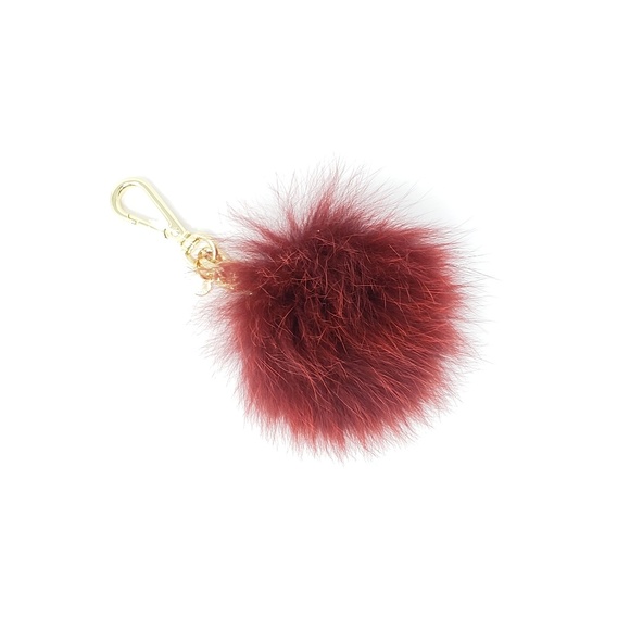 Michael Kors Handbags - Michael Kors Red Fur Pom Pom Michael Kors Handbags - Michael Kors Red Fur Pom Pom